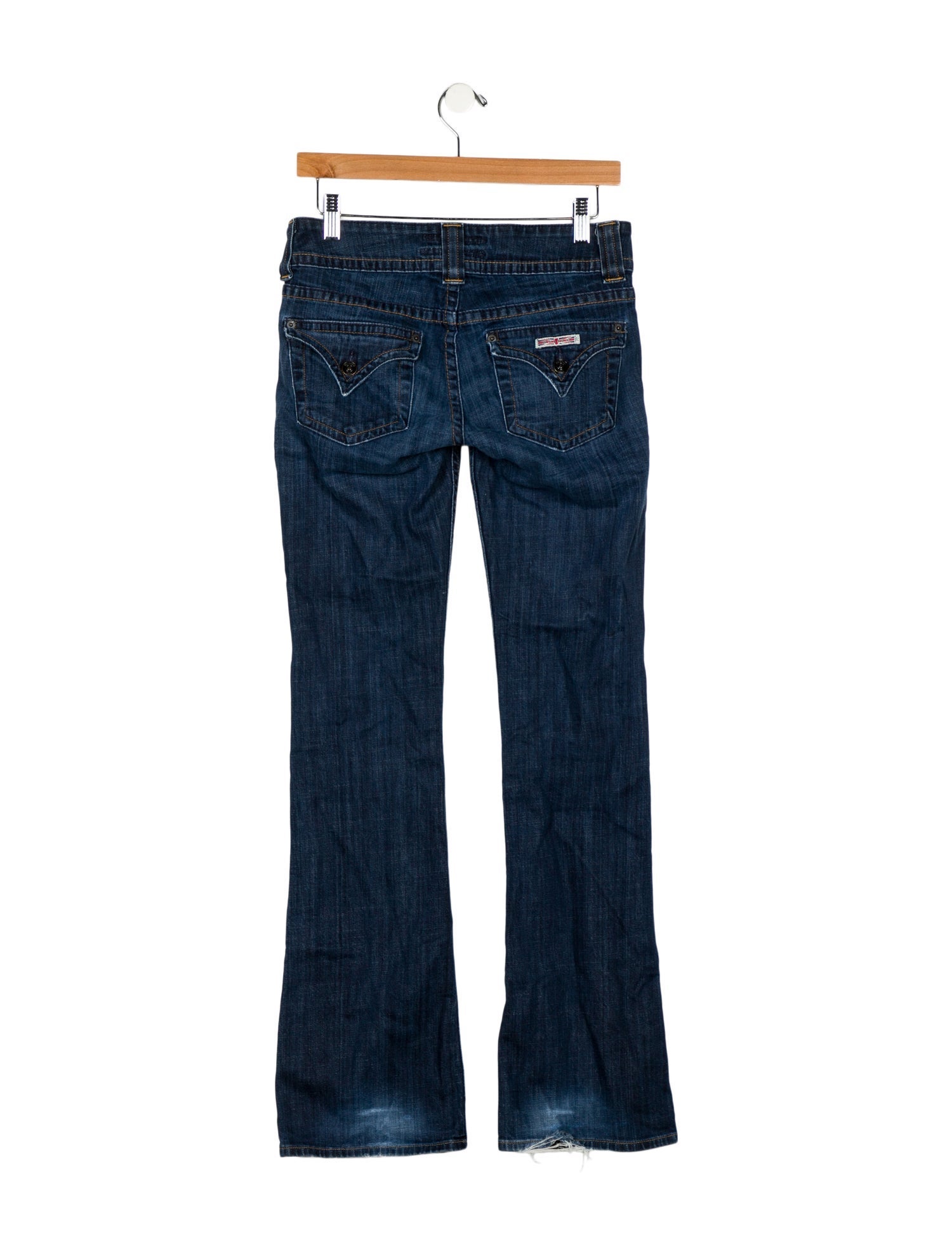 Hudson Low-Rise Straight Leg Jeans