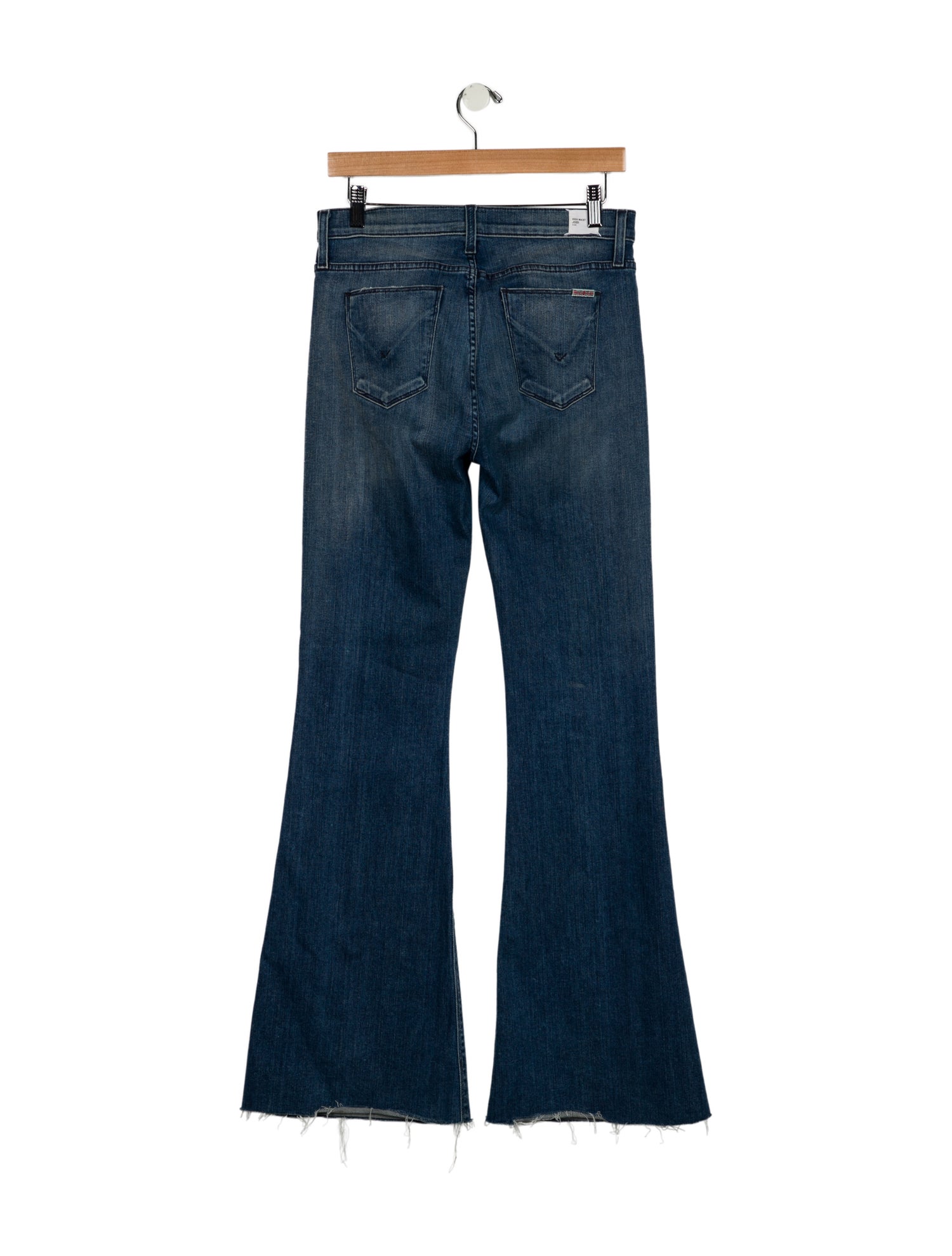 Hudson Mid-Rise Wide Leg Jeans