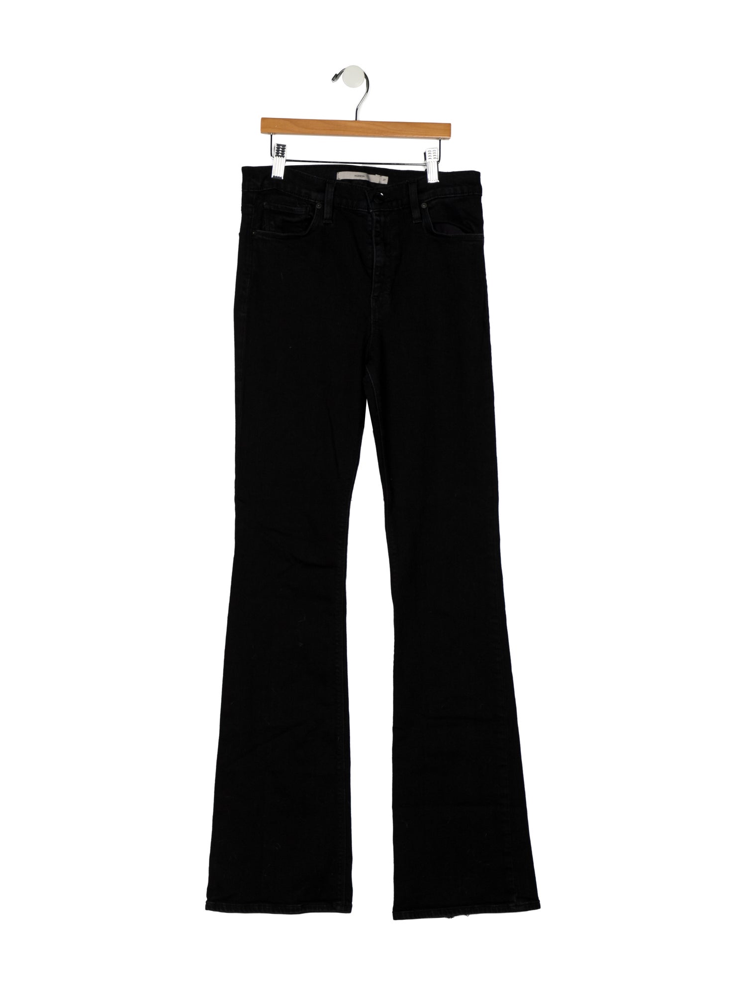 Hudson Mid-Rise Wide Leg Jeans