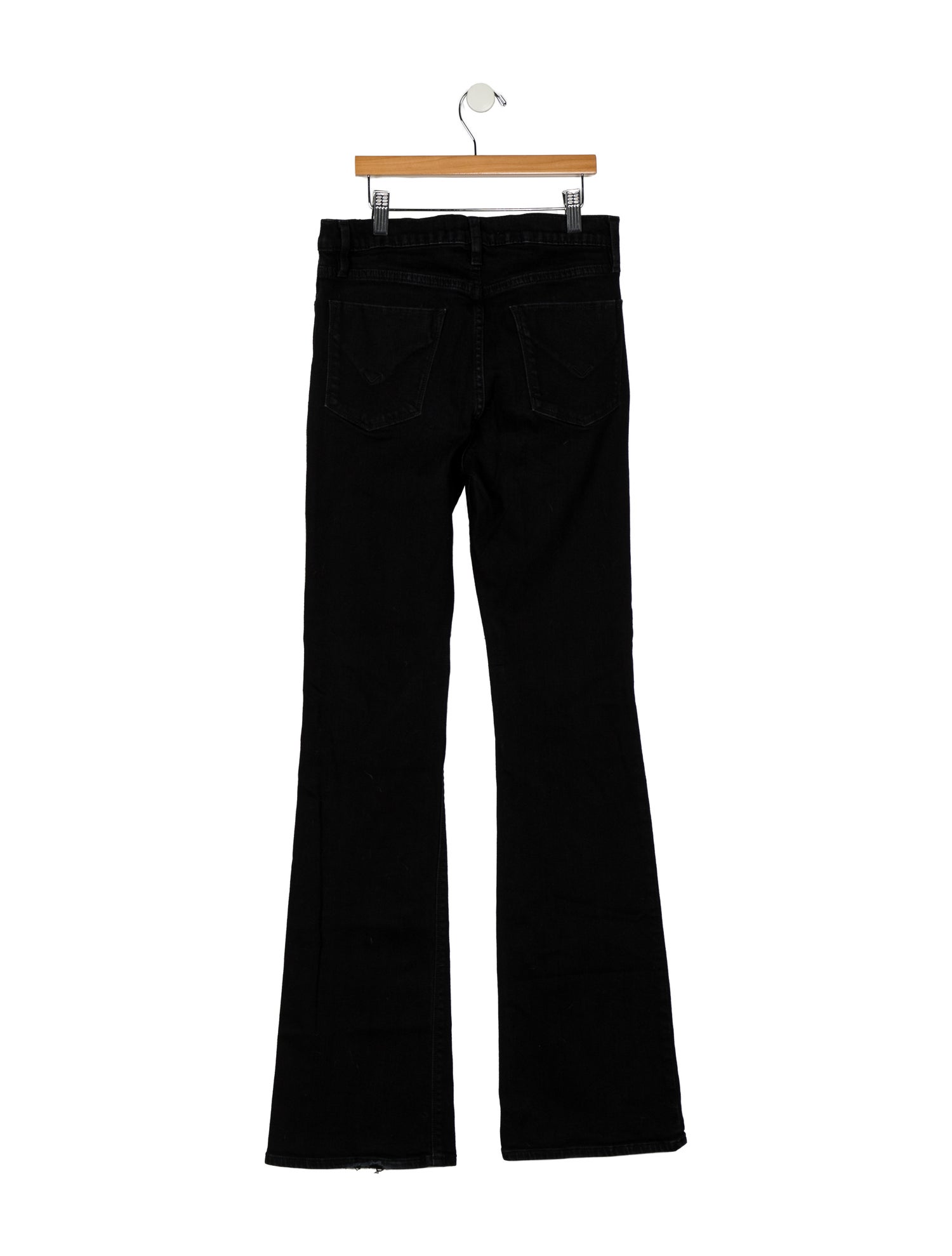 Hudson Mid-Rise Wide Leg Jeans