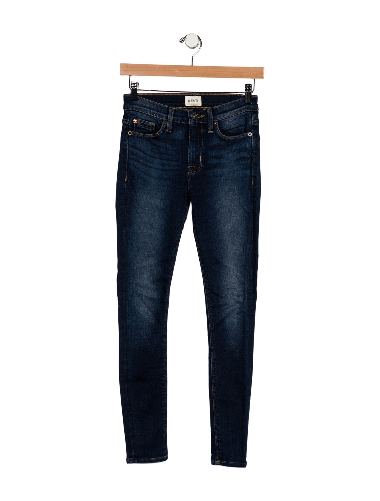 Hudson Mid-Rise Skinny Leg Jeans