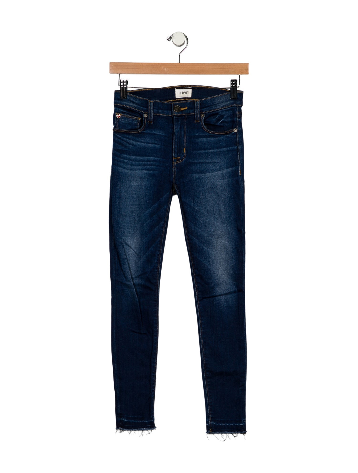 Hudson Mid-Rise Skinny Leg Jeans