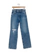 Hudson Mid-Rise Wide Leg Jeans
