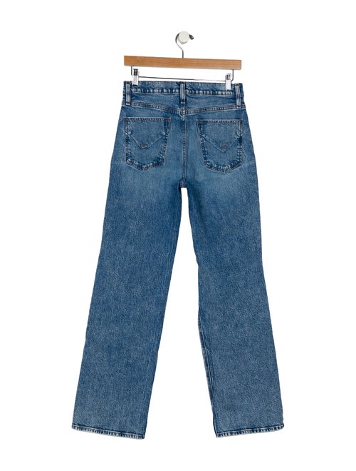 Hudson Mid-Rise Wide Leg Jeans