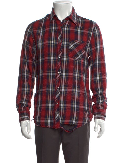 Hudson Plaid Print Long Sleeve Shirt