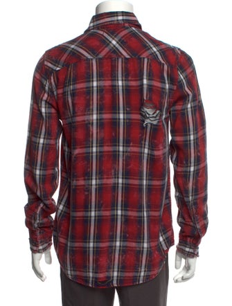 Hudson Plaid Print Long Sleeve Shirt
