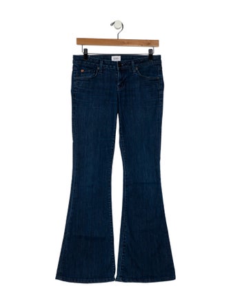 Hudson Low-Rise Wide Leg Jeans