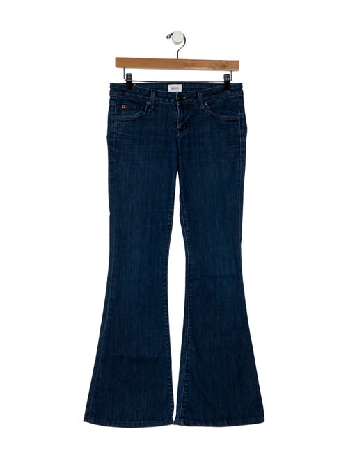 Hudson Low-Rise Wide Leg Jeans
