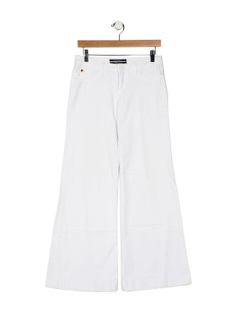 Hudson Low-Rise Wide Leg Jeans