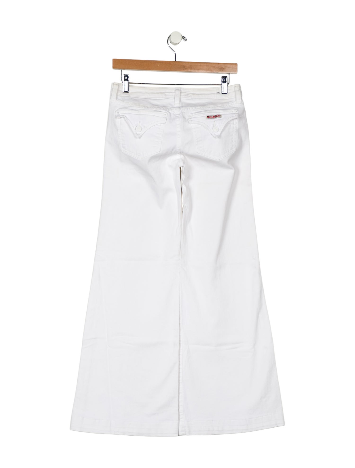 Hudson Low-Rise Wide Leg Jeans