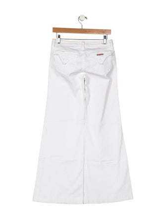 Hudson Low-Rise Wide Leg Jeans