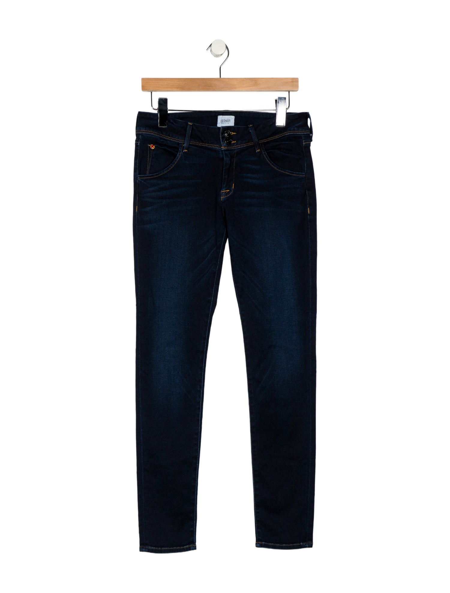 Hudson Mid-Rise Skinny Leg Jeans