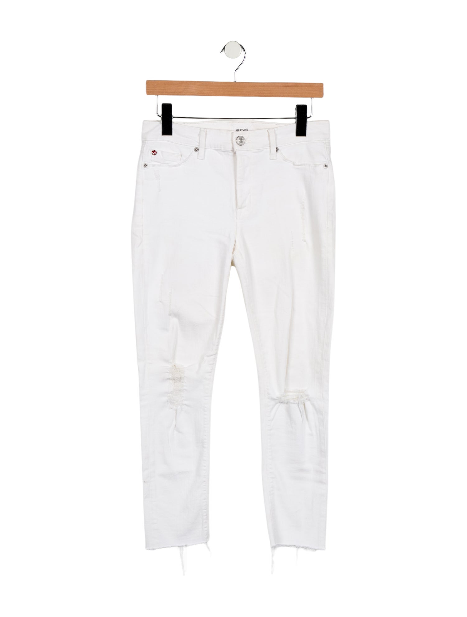 Hudson High-Rise Straight Leg Jeans