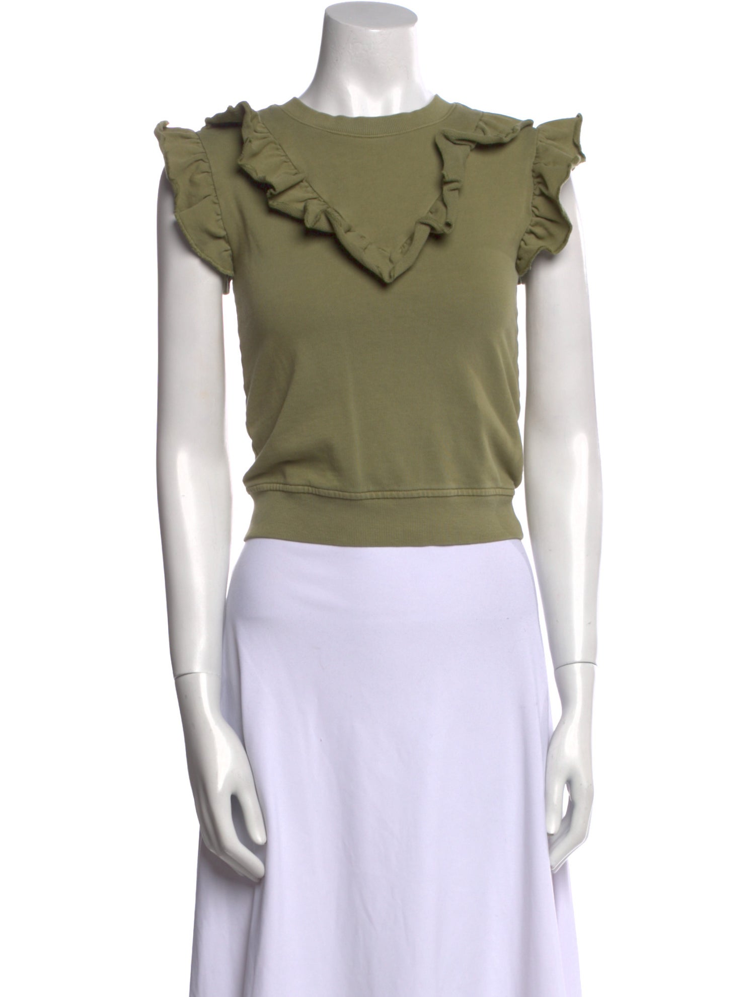 Hudson Scoop Neck Short Sleeve Sweatshirt