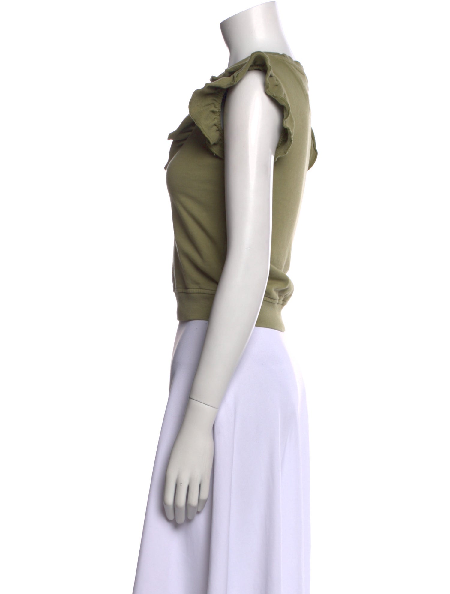 Hudson Scoop Neck Short Sleeve Sweatshirt