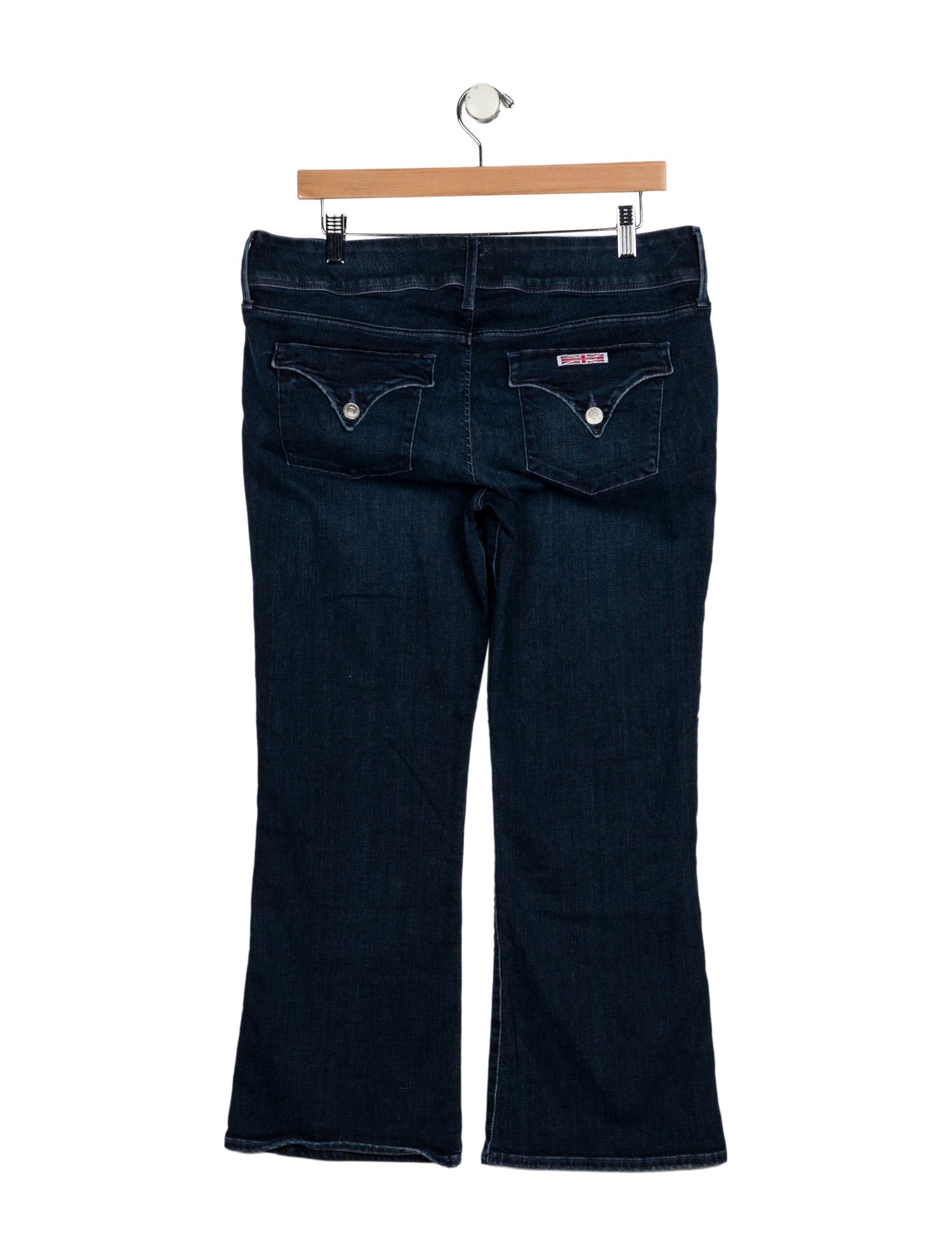 Hudson Mid-Rise Wide Leg Jeans