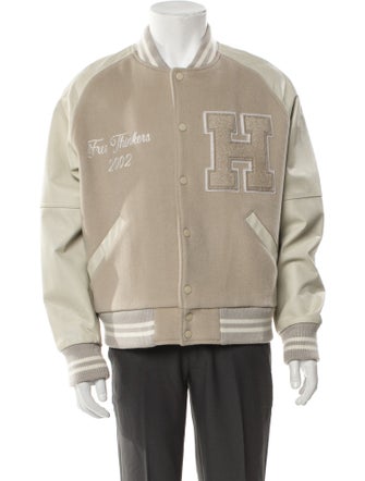 Hudson Wool Striped Varsity Jacket