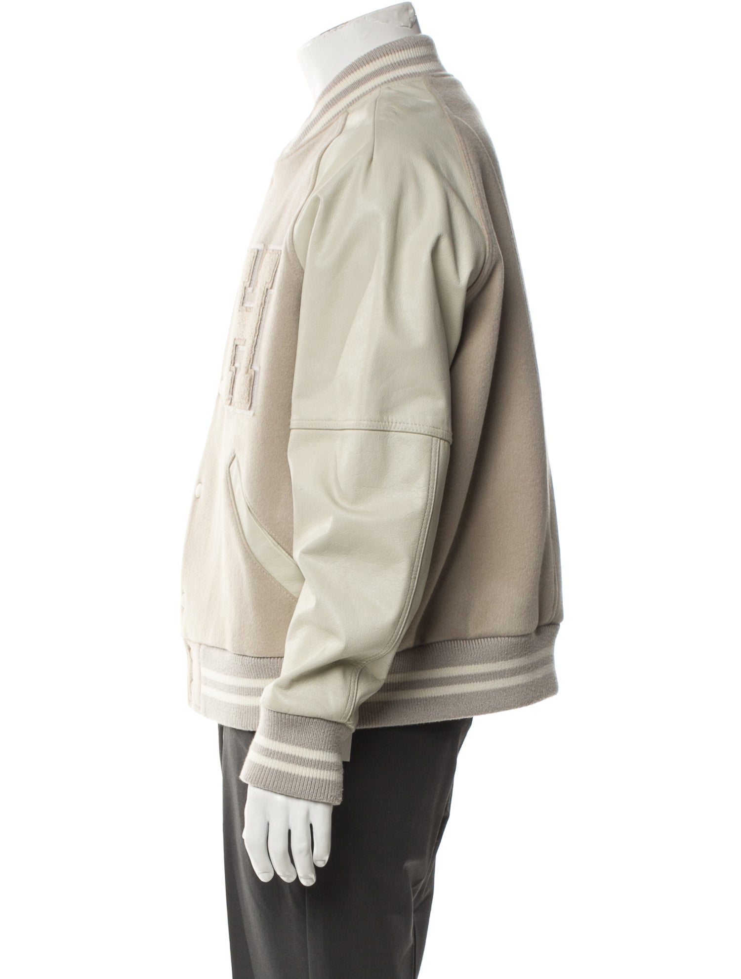 Hudson Wool Striped Varsity Jacket