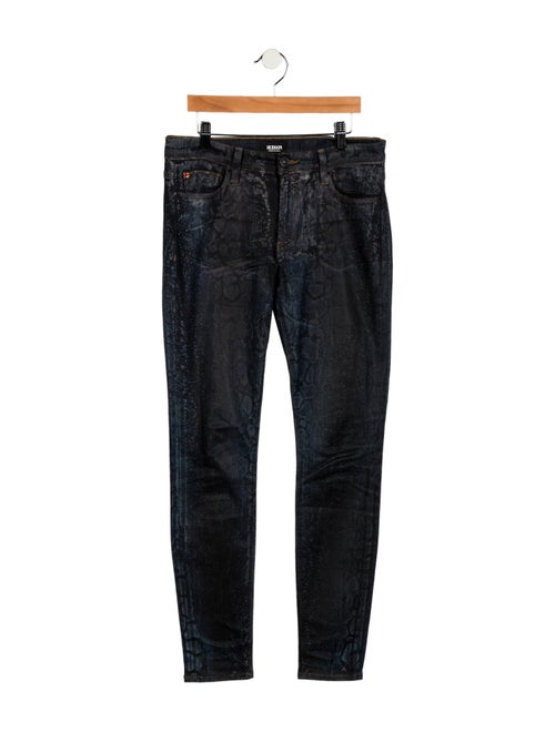 Hudson Mid-Rise Straight Leg Jeans