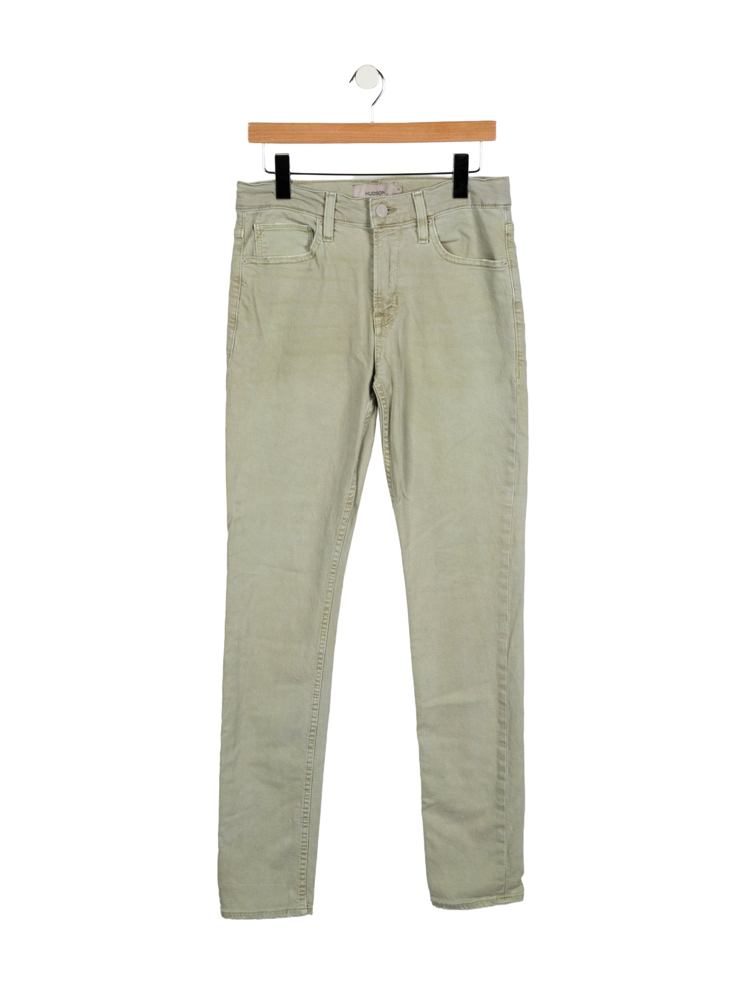 Hudson Mid-Rise Straight Leg Jeans