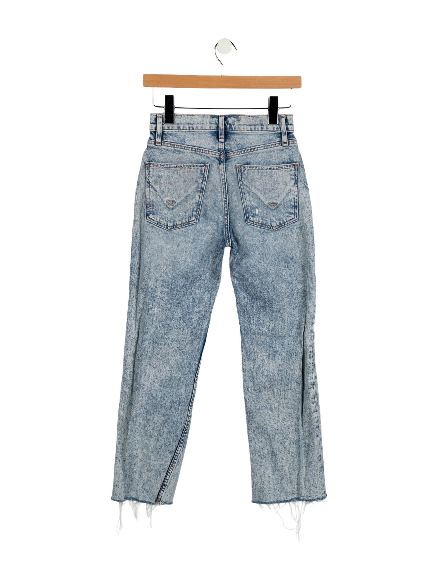 Hudson Mid-Rise Straight Leg Jeans