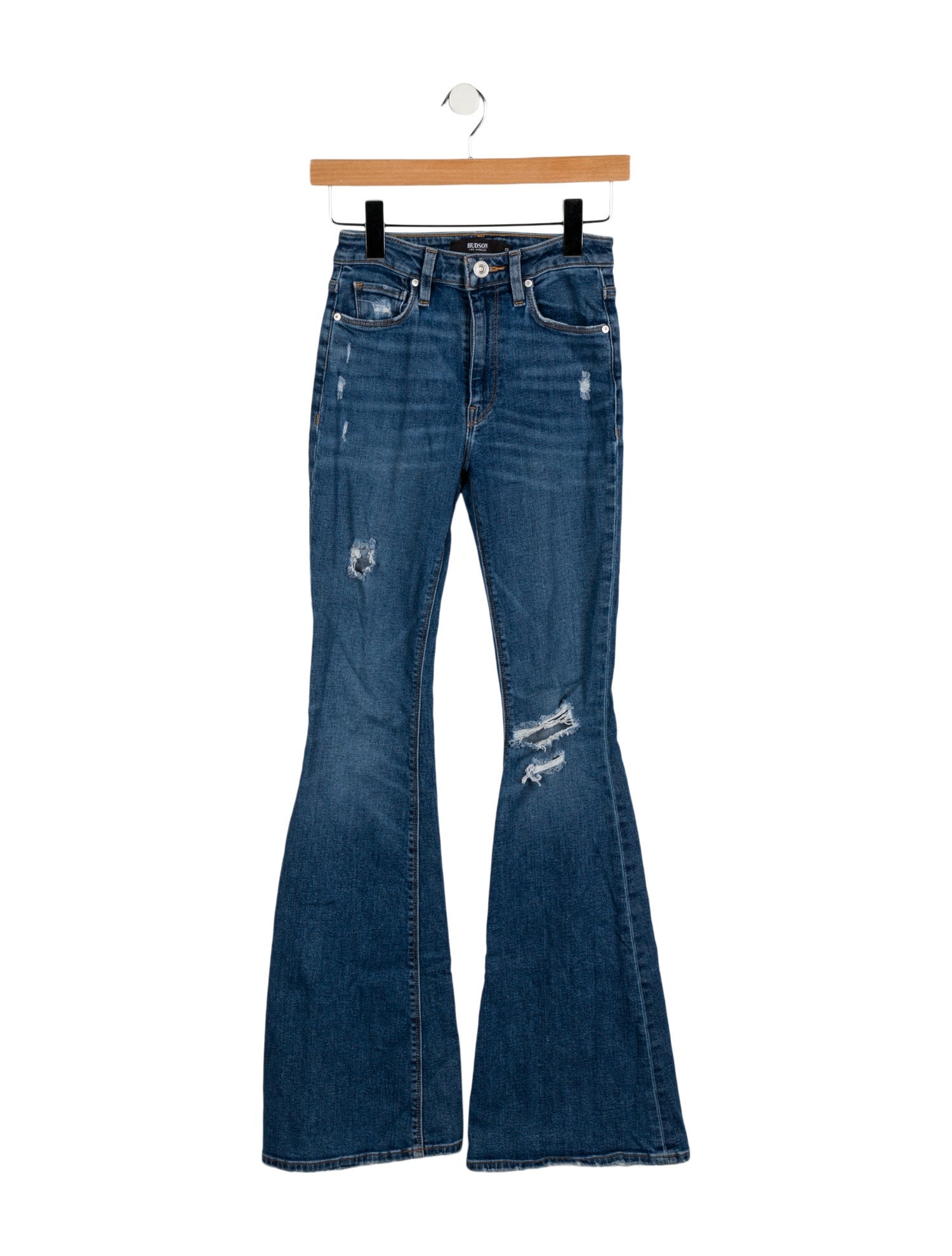 Hudson High-Rise Wide Leg Jeans
