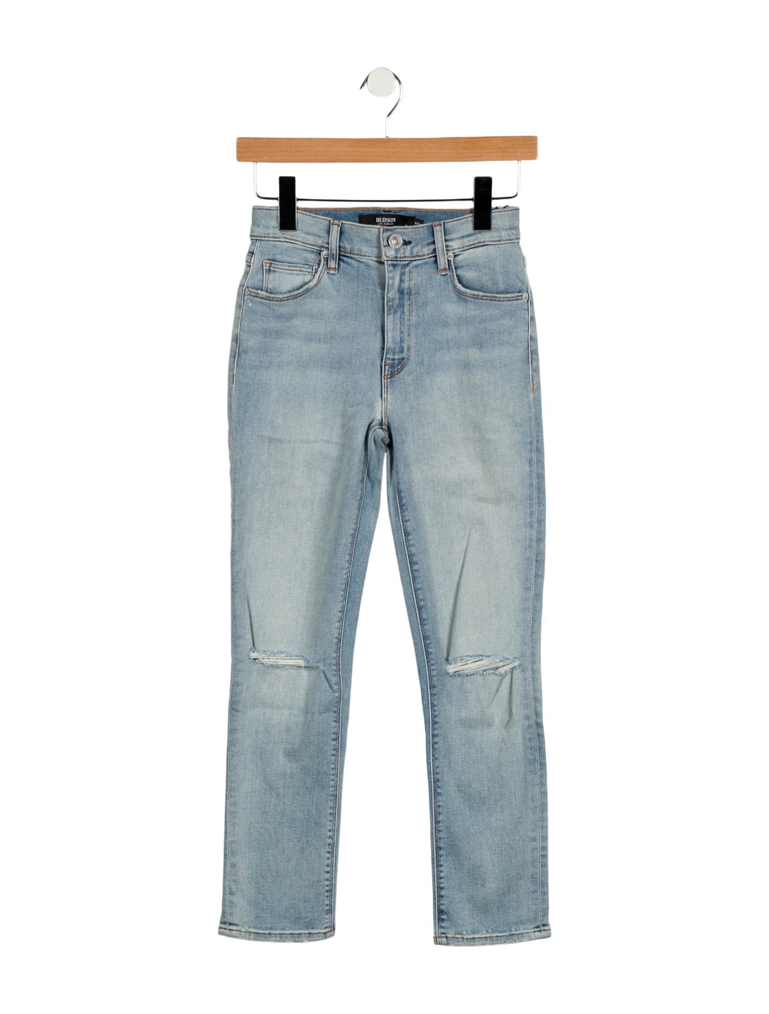 Hudson Mid-Rise Straight Leg Jeans w/ Tags