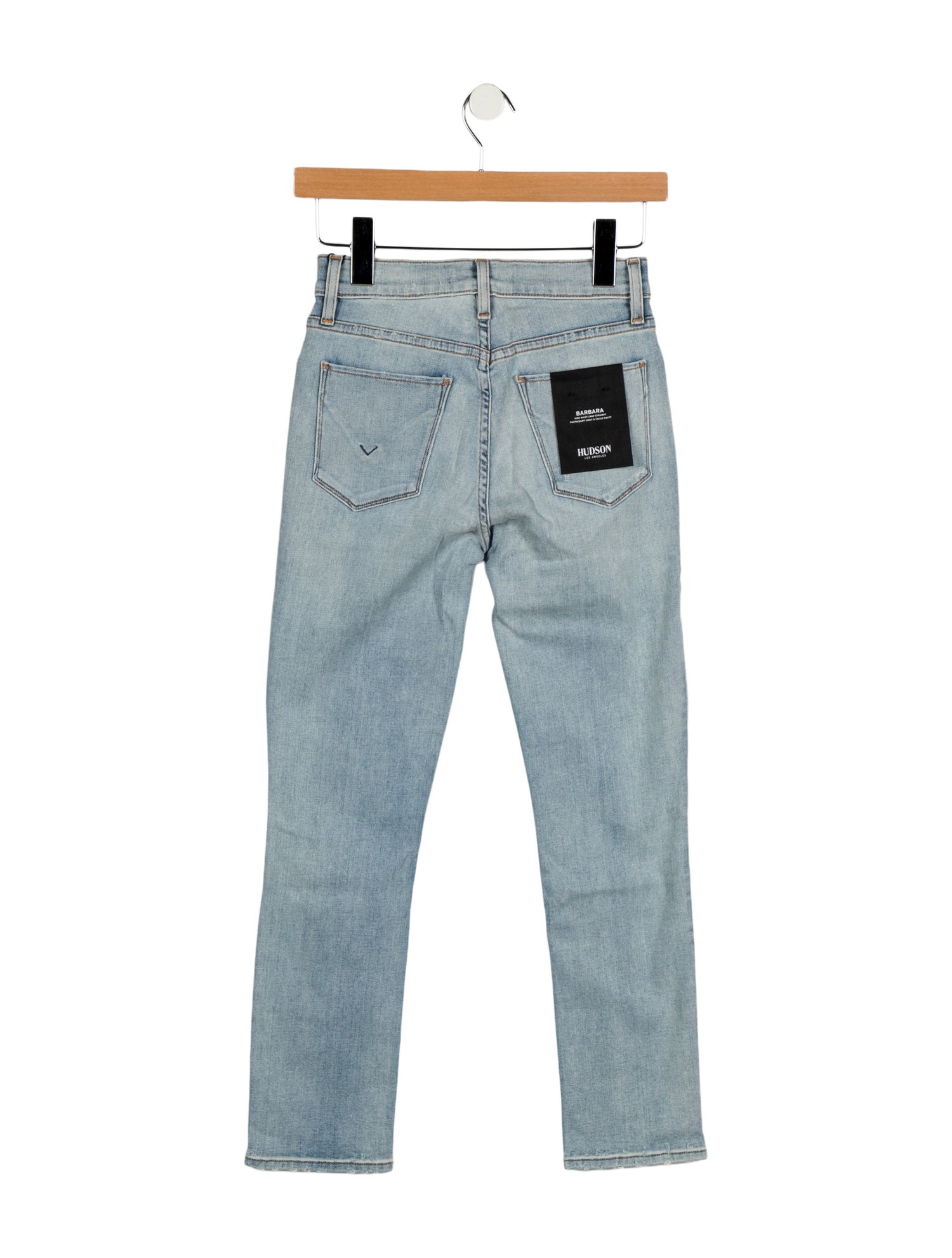 Hudson Mid-Rise Straight Leg Jeans w/ Tags