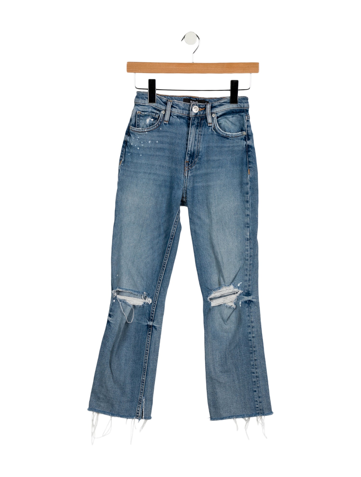 Hudson High-Rise Straight Leg Jeans