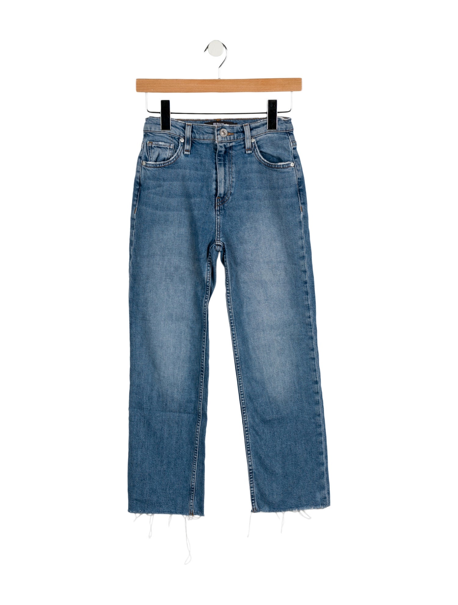 Hudson High-Rise Straight Leg Jeans
