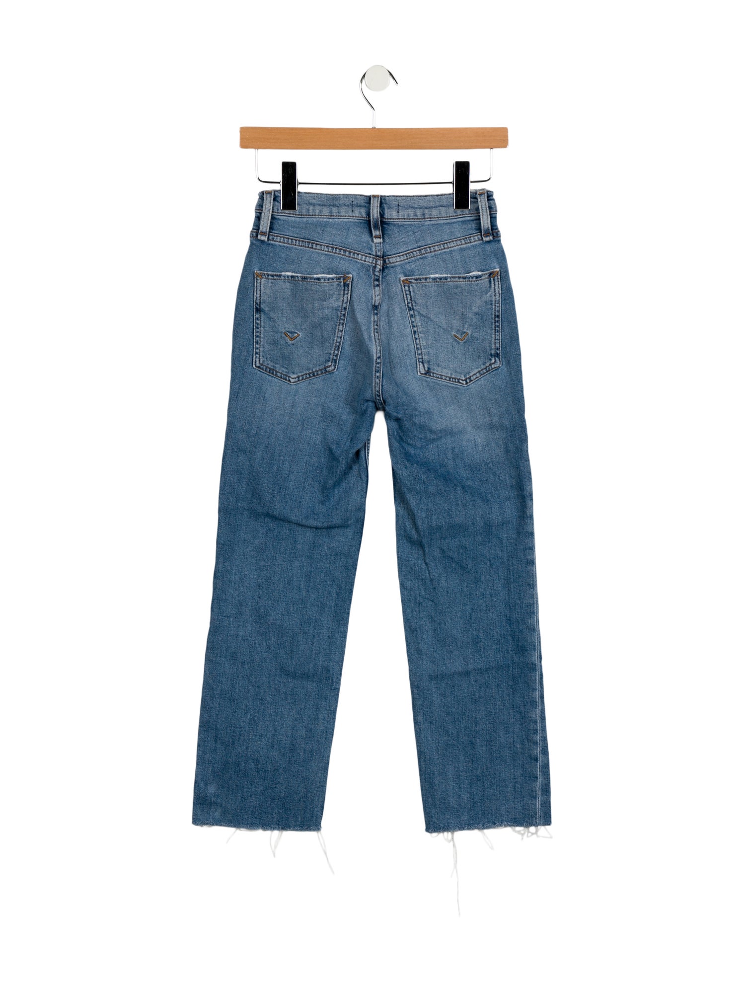 Hudson High-Rise Straight Leg Jeans