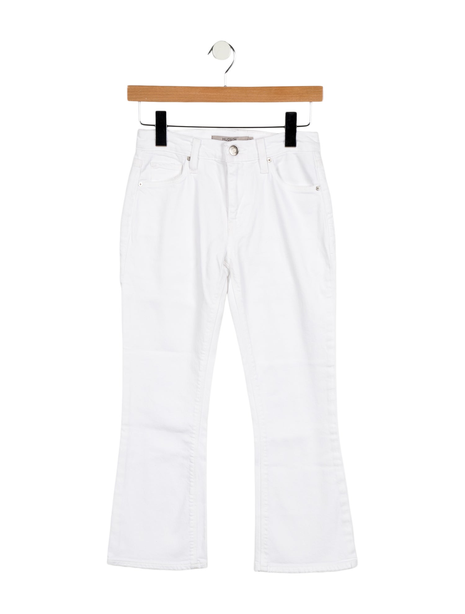 Hudson Mid-Rise Straight Leg Jeans