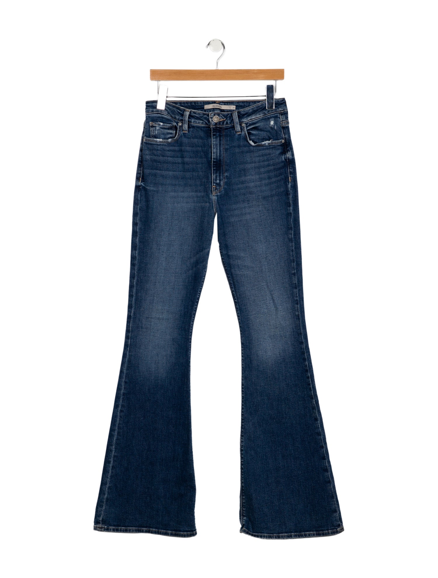 Hudson Mid-Rise Flared Jeans