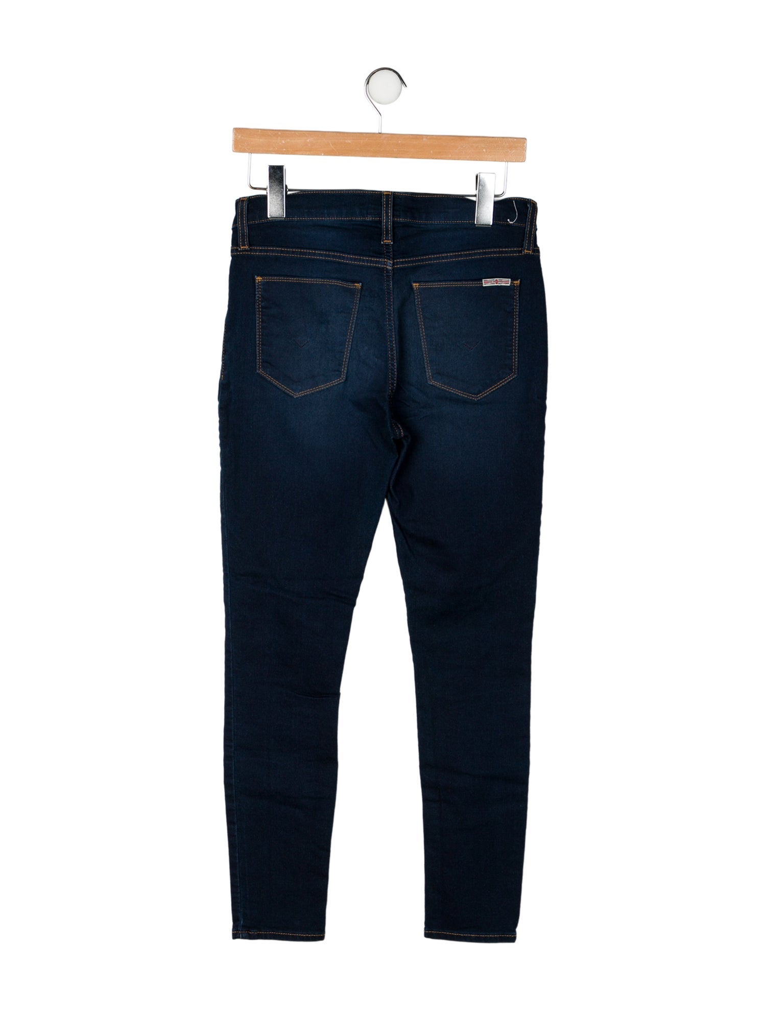 Hudson Mid-Rise Skinny Leg Jeans