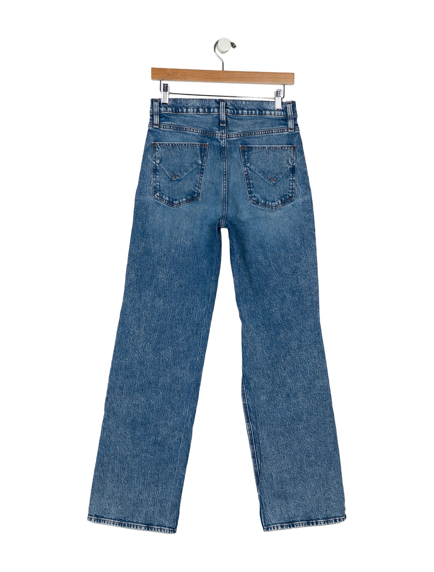 Hudson Mid-Rise Wide Leg Jeans