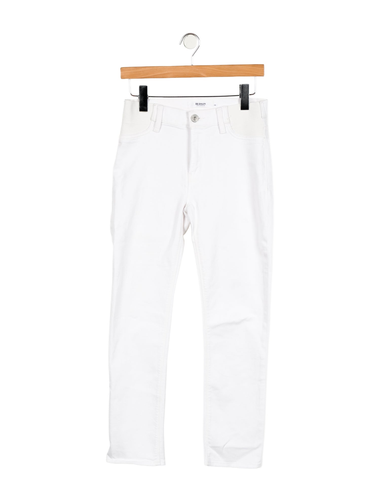 Hudson Mid-Rise Straight Leg Jeans
