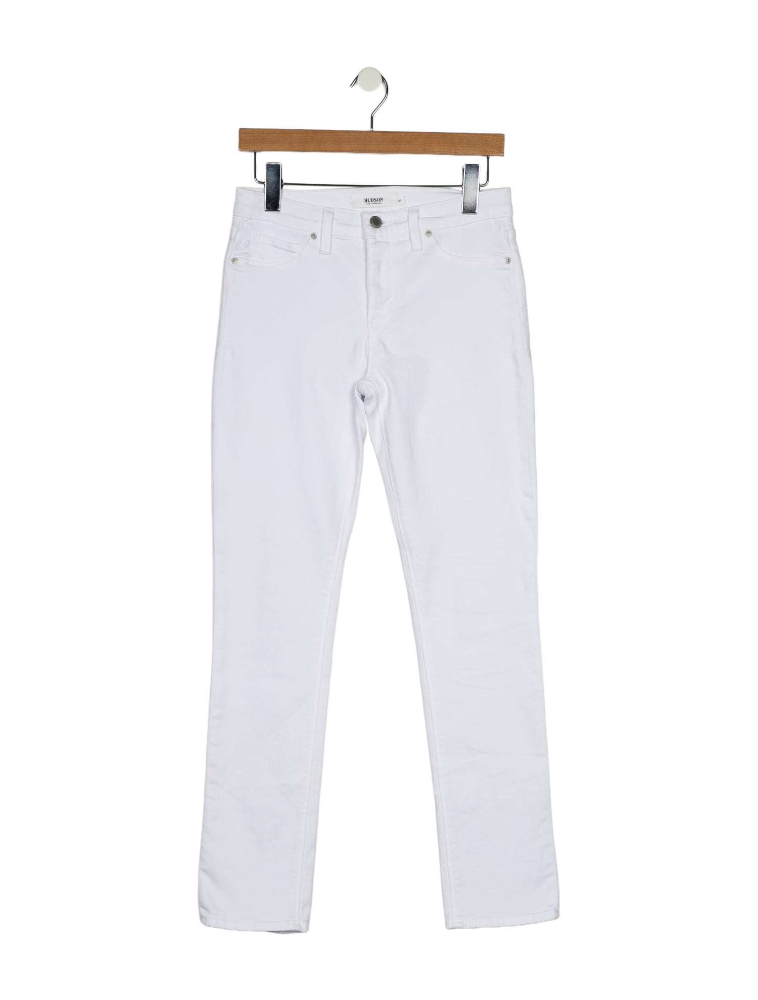 Hudson Low-Rise Straight Leg Jeans