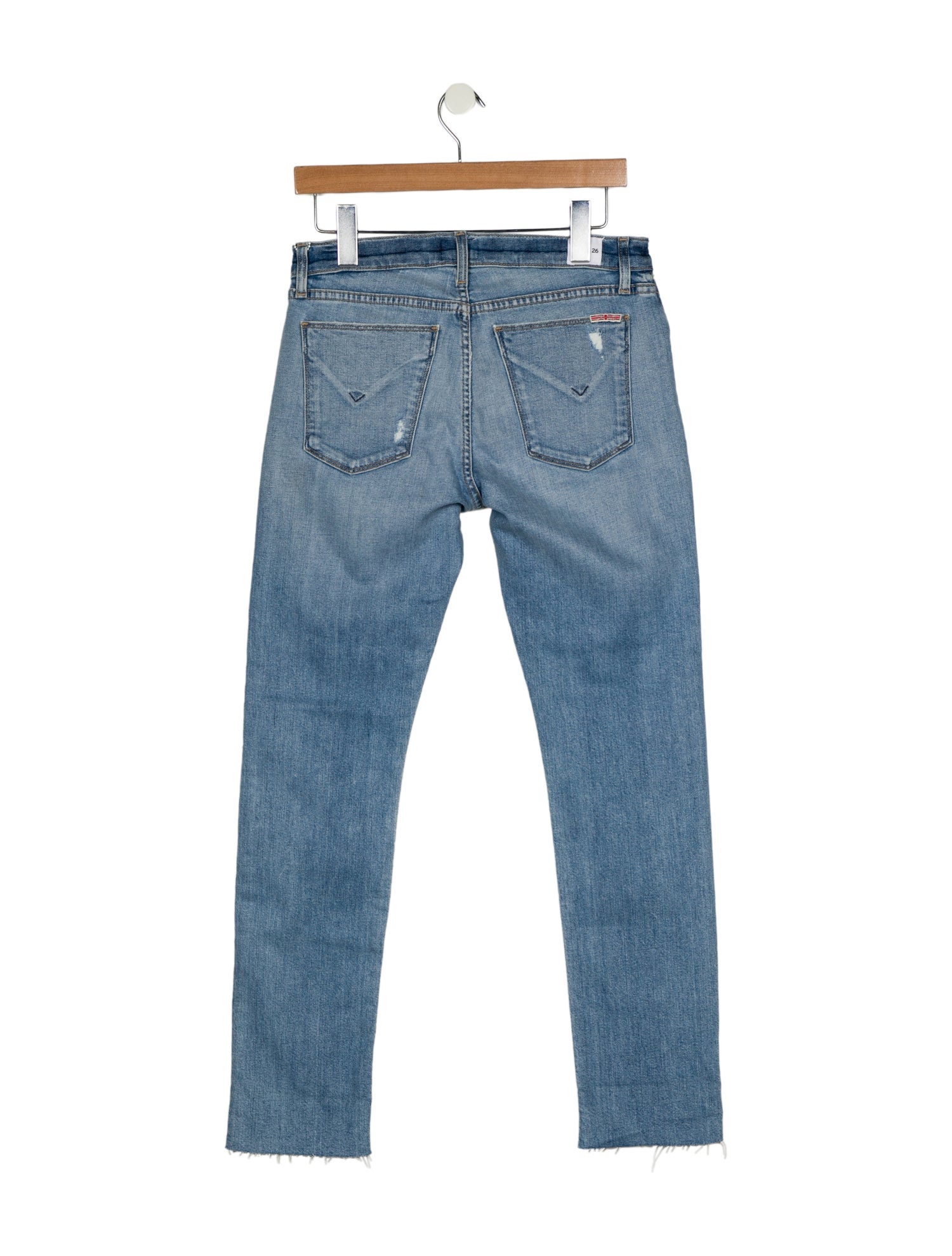 Hudson Mid-Rise Straight Leg Jeans