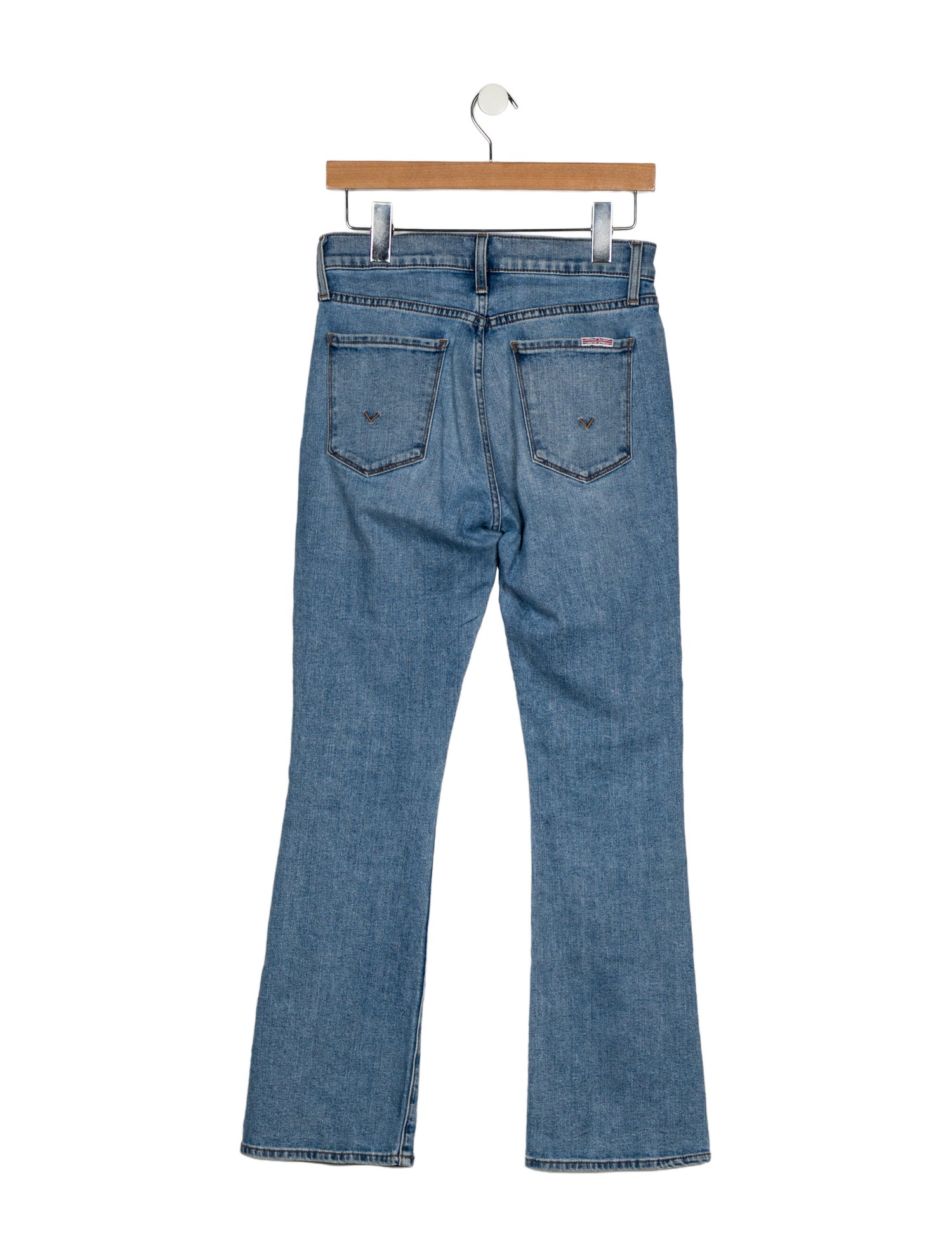 Hudson Mid-Rise Straight Leg Jeans