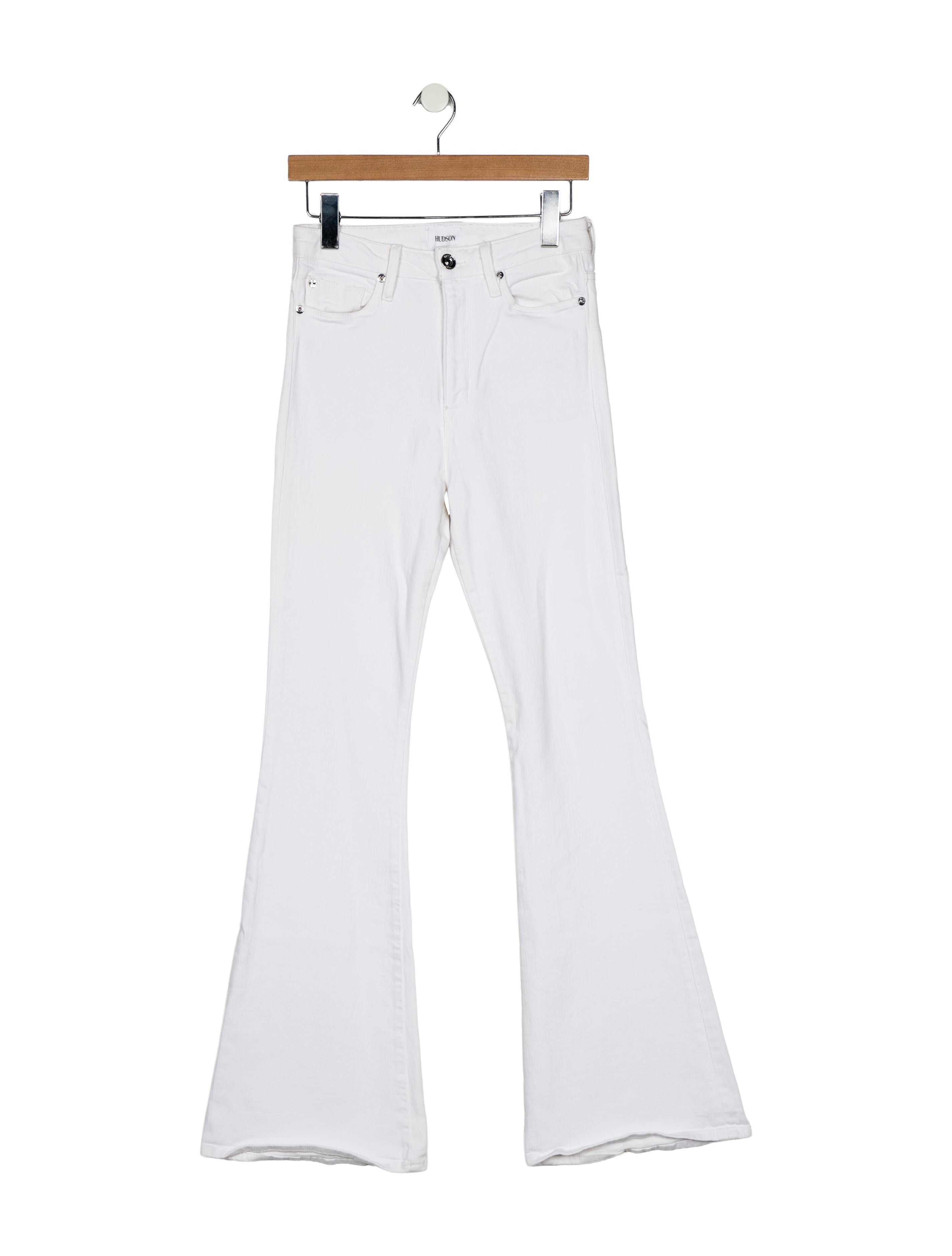 Hudson Mid-Rise Wide Leg Jeans