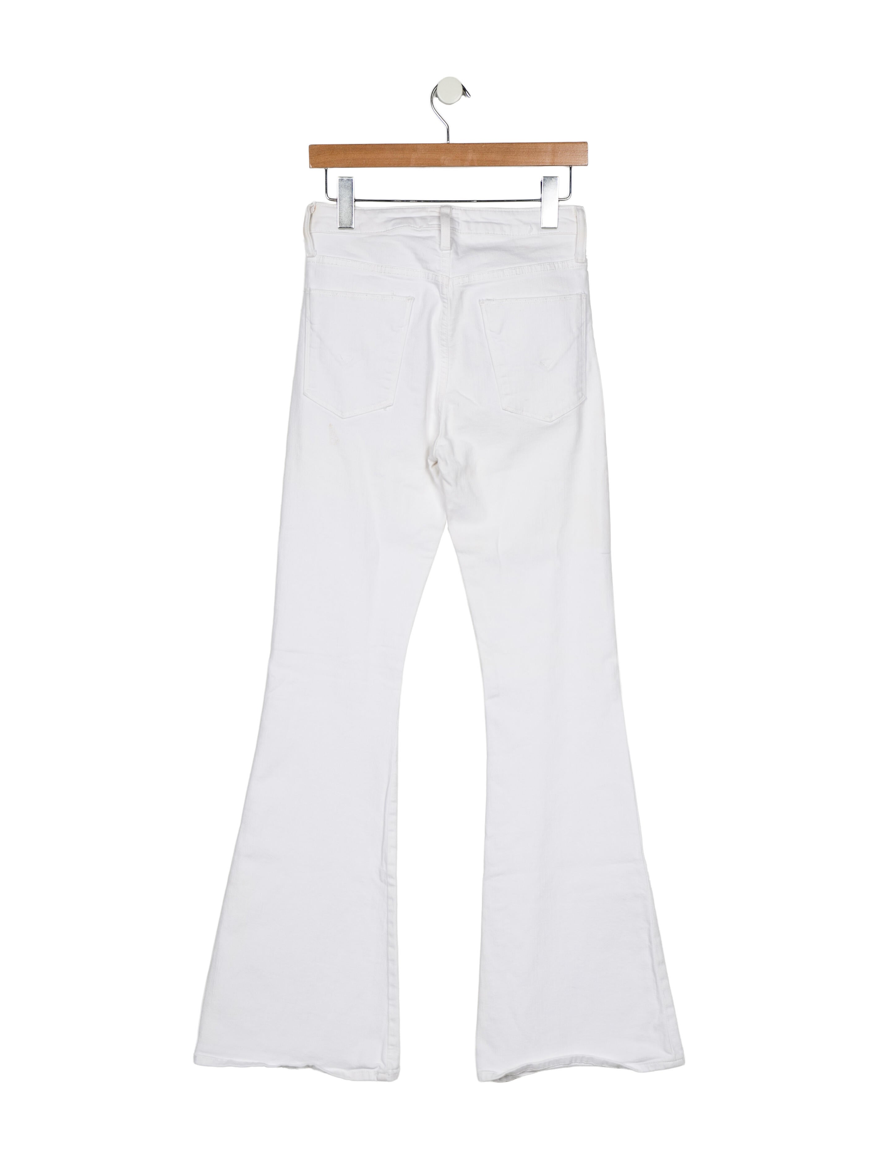 Hudson Mid-Rise Wide Leg Jeans
