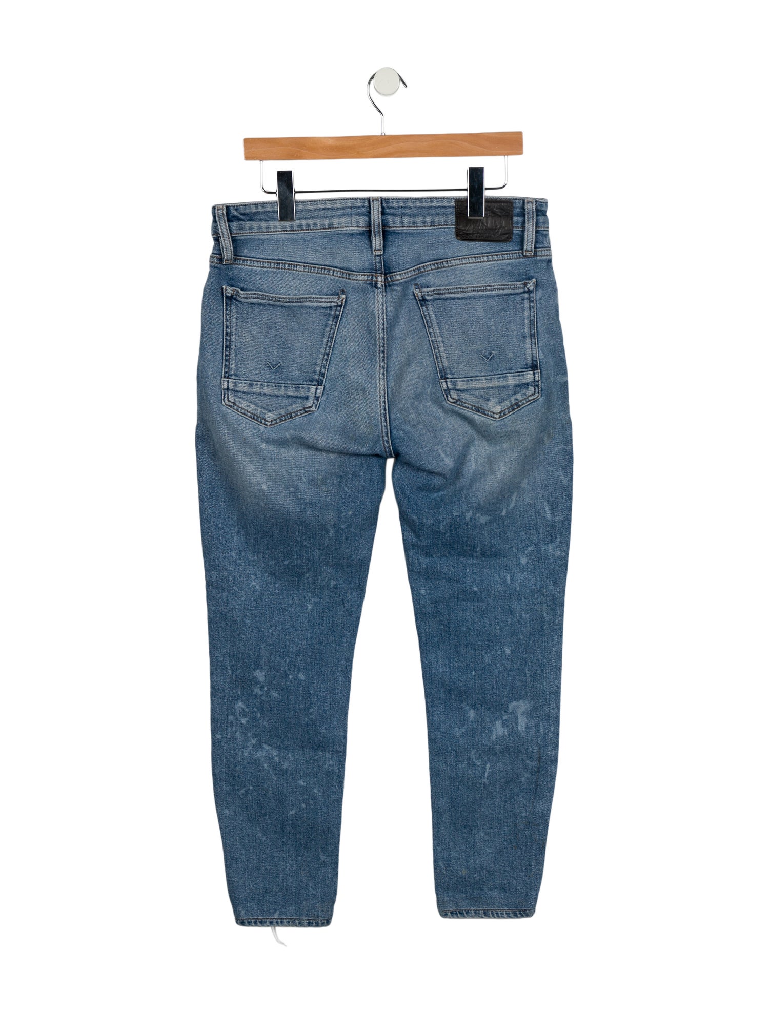 Hudson Mid-Rise Straight Leg Jeans