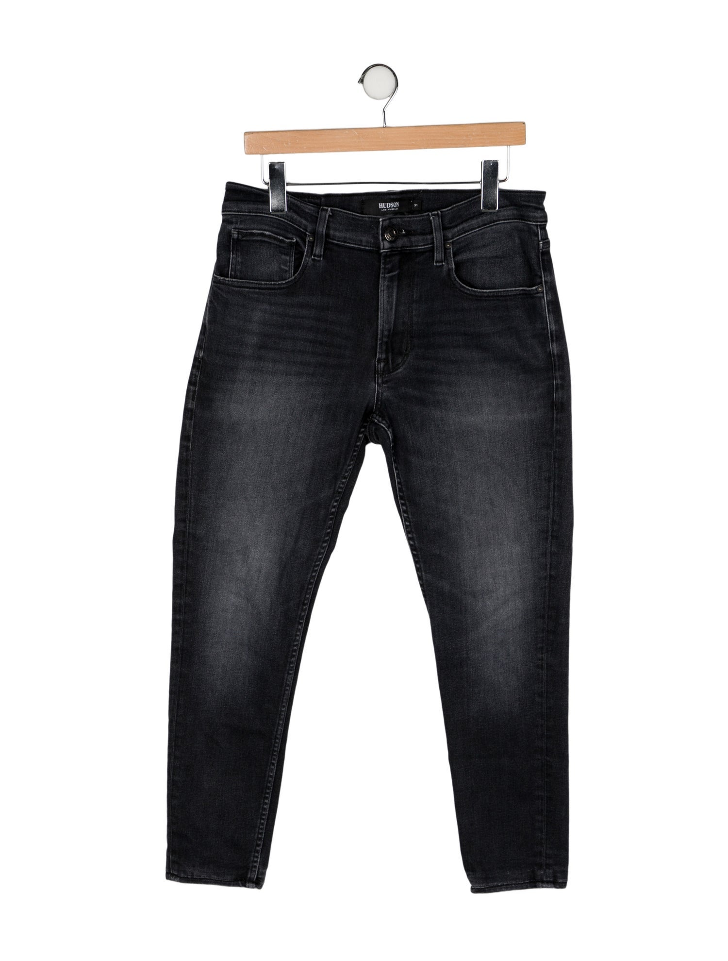 Hudson Mid-Rise Straight Leg Jeans