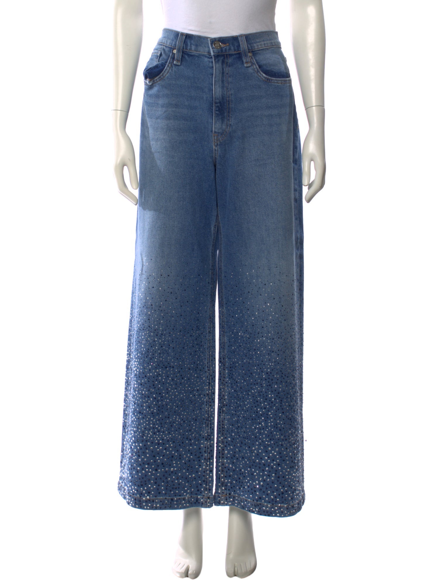 Hudson High-Rise Wide Leg Jeans