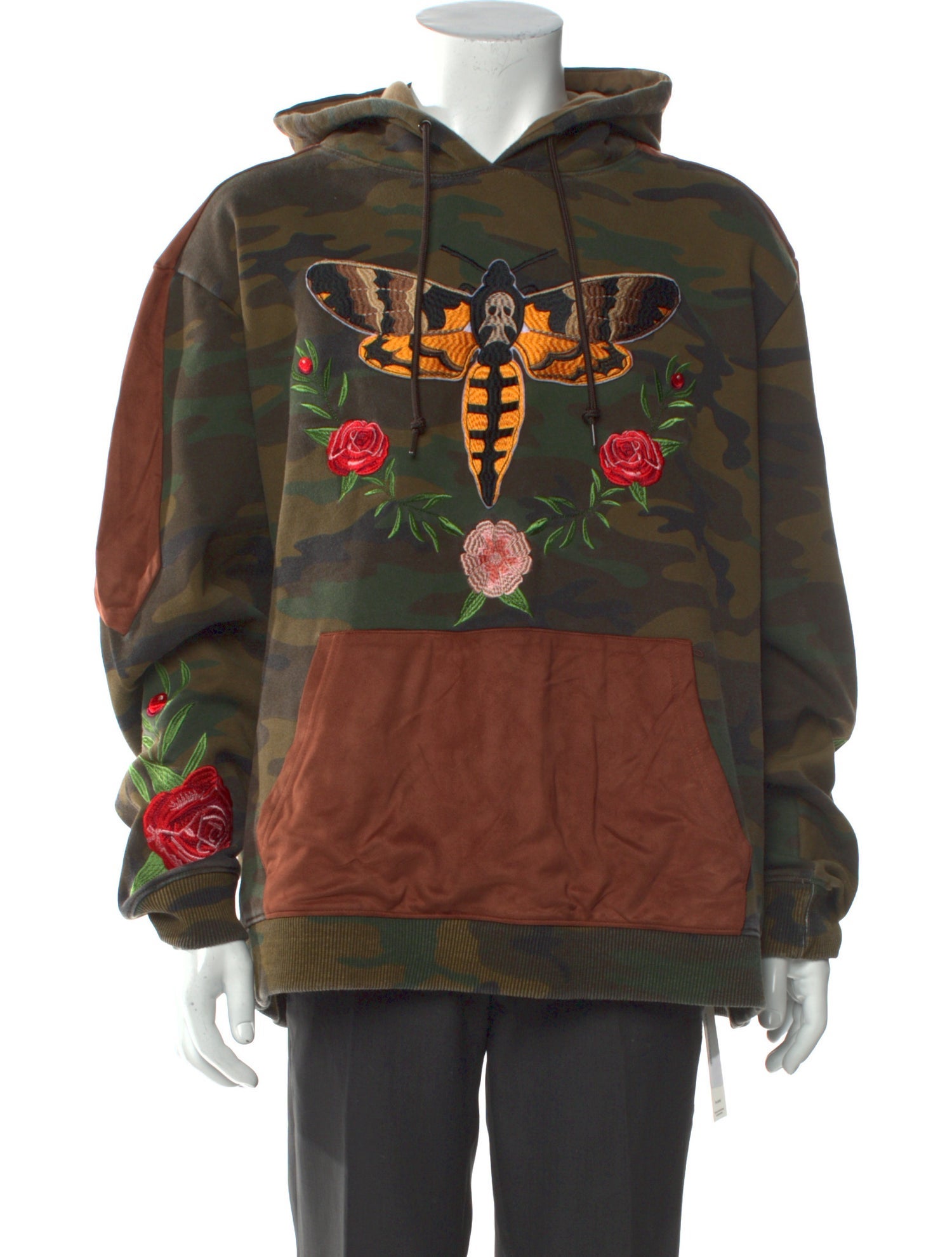 Hudson Printed Crew Neck Hoodie