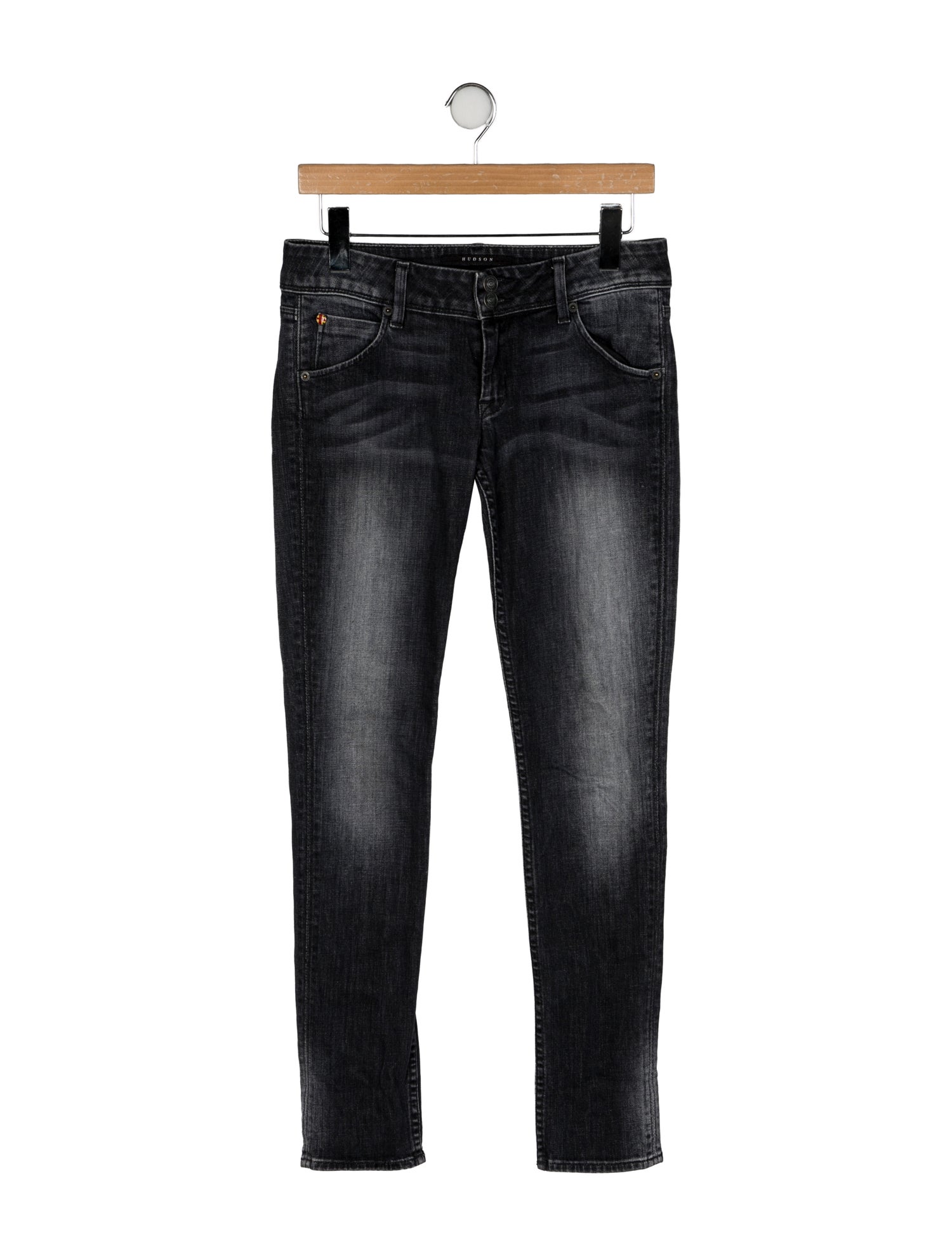 Hudson Low-Rise Straight Leg Jeans