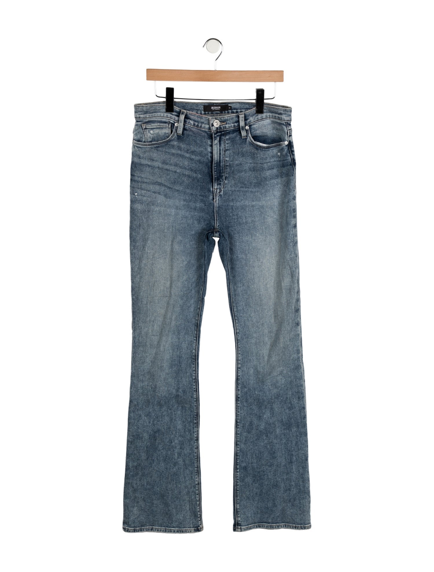 Hudson High-Rise Wide Leg Jeans