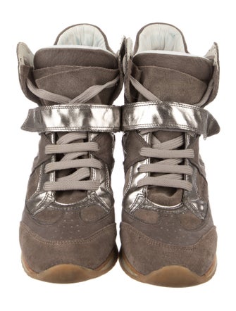 Elena Iachi Suede Printed Pumps