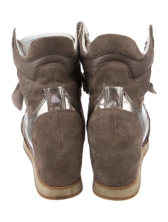 Elena Iachi Suede Printed Pumps