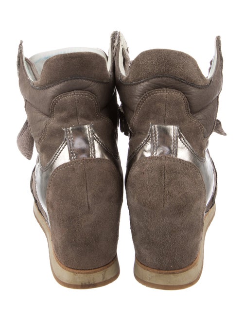 Elena Iachi Suede Printed Pumps